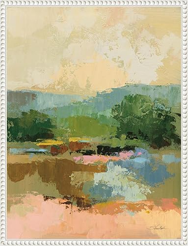 Miniatura 13 de Amanti Art Lienzo enmarcado para pared, 42 x 32 pulgadas, vista al otro lado del río I de Silvia Vassileva, lienzo enmarcado para pared, obras de