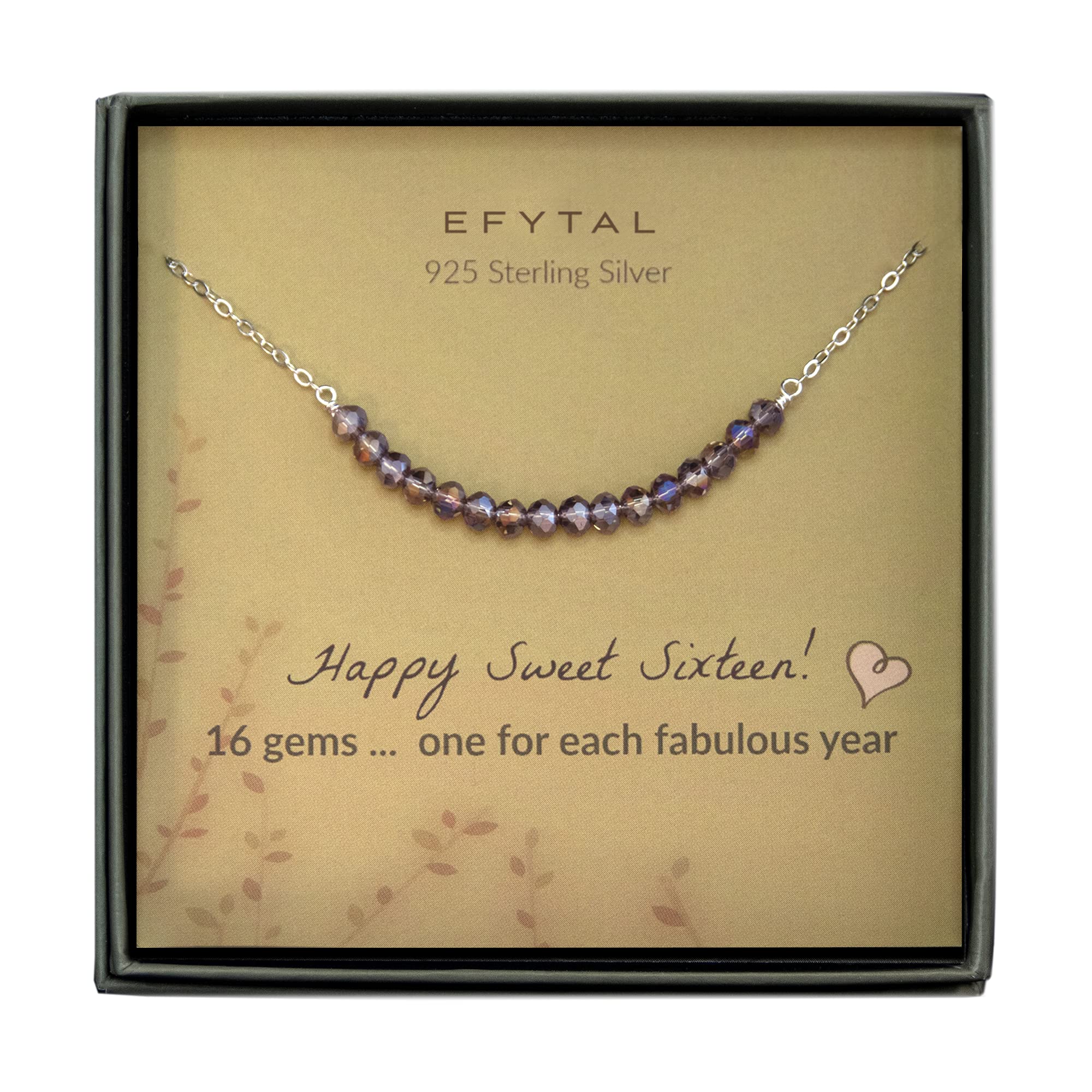 EFYTAL Sterling Silver Necklace