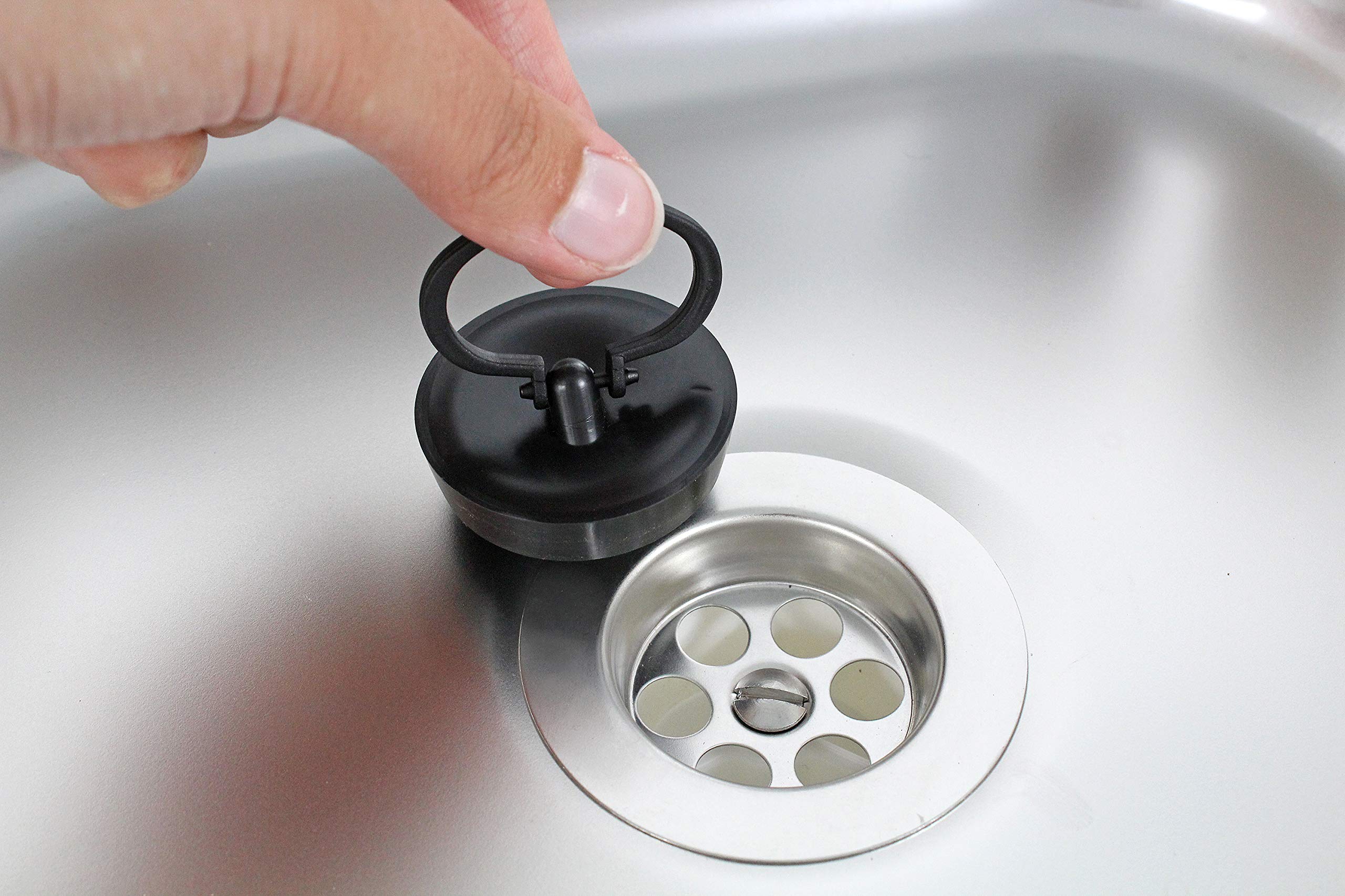 In acciaio inox lavabile in lavastoviglie e da campeggio bacino lavabo + scarico 3,81 cm 325 x 176 x 150 mm (AD-in lingua tedesca)