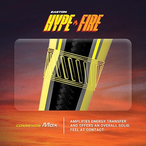 Miniatura 6 de Easton  2024  Hype FIRE Baseball Bat  USSSA  -5-8-10 Drop  2 34" Barrel  2 Pc. Composite
