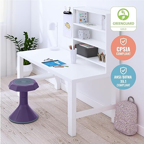 Miniatura 6 de ECR4Kids - Taburete oscilante activo ACE para niños y adultos, aula flexible y asientos en el hogar