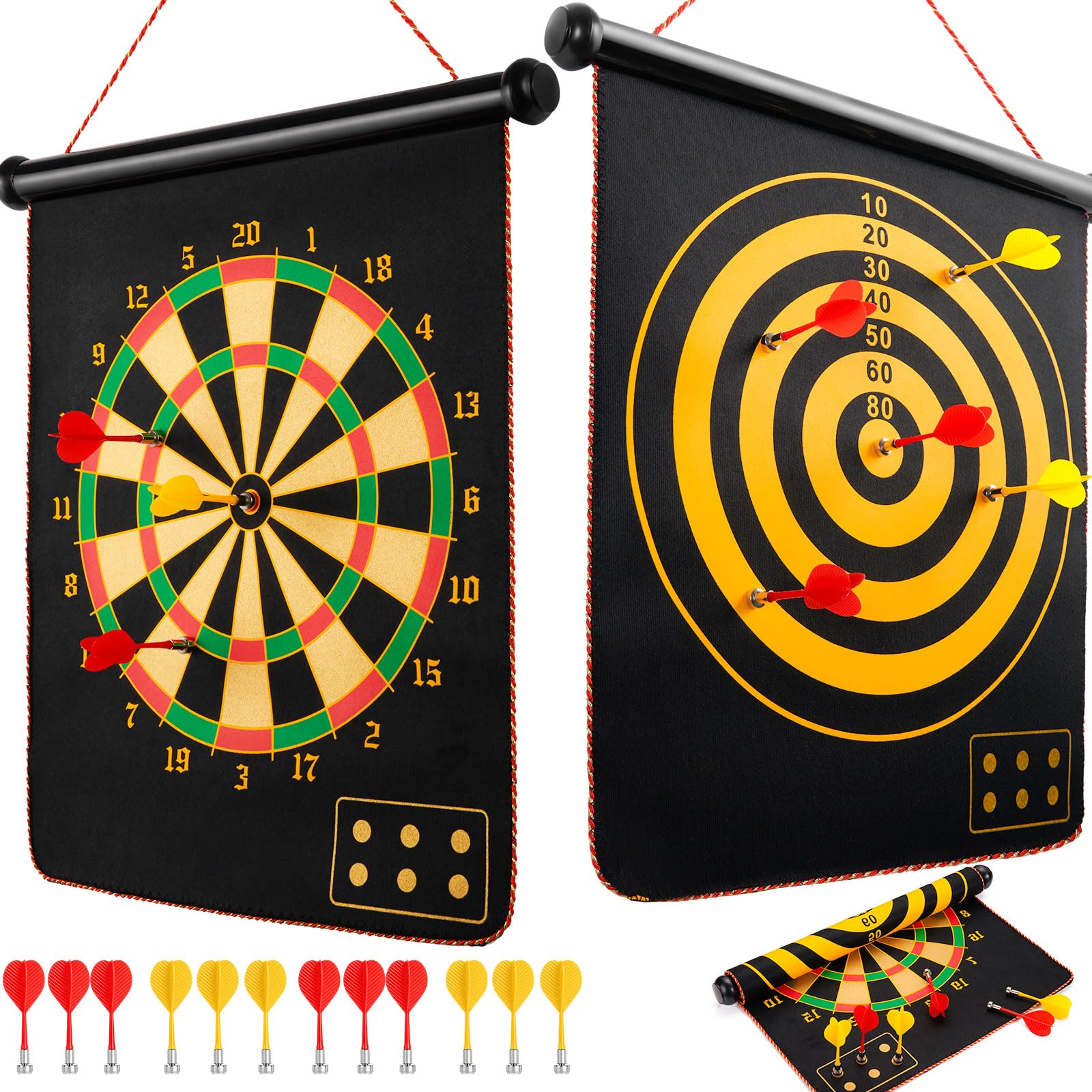 Magnetic Dart Board for Kids & Teen Boys, Dart Game