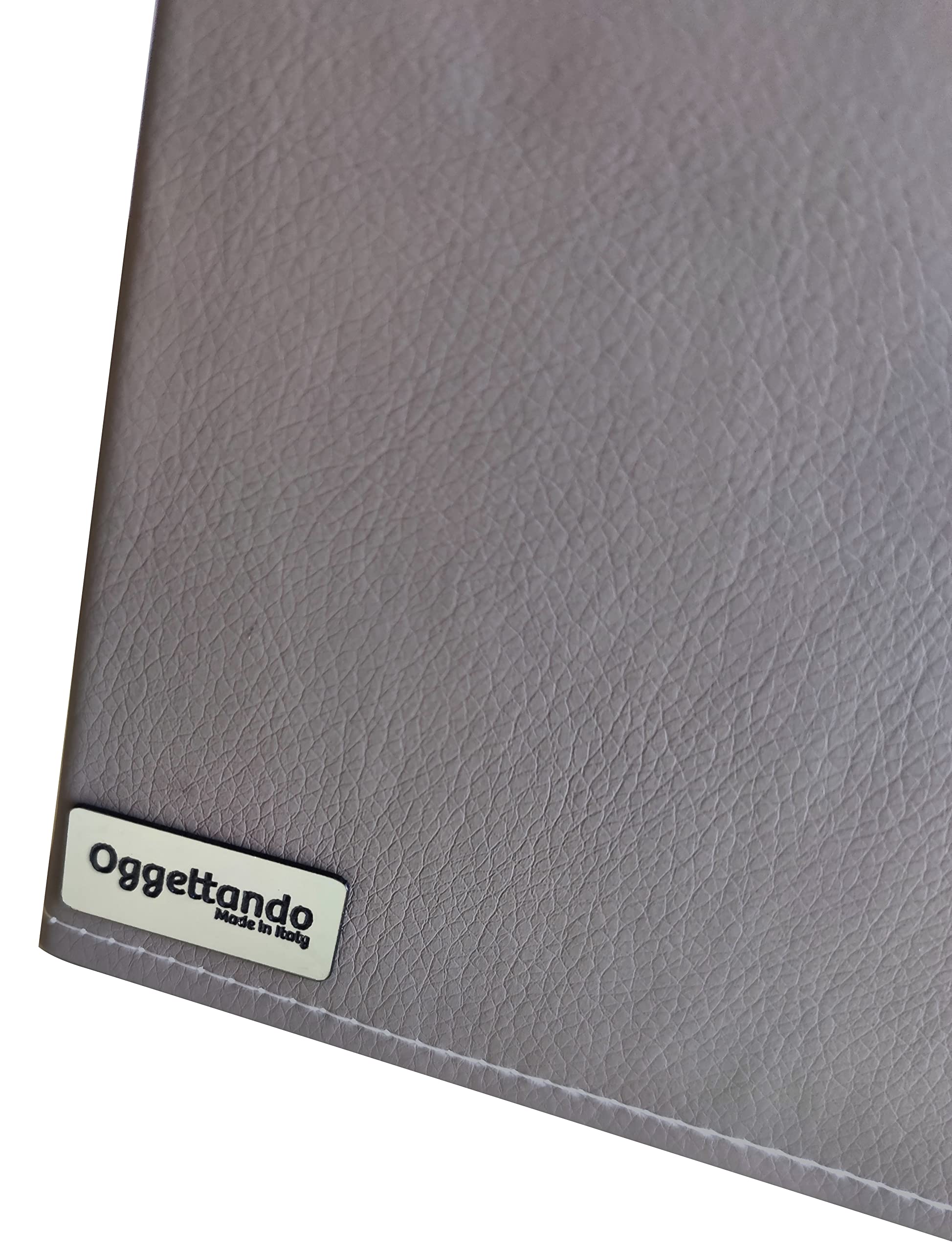 OGGETTANDO, Box Menù 18 pz. Ristorante Personalizzabile A4 Pub Self Service Bar Birreria Moderno color GRIGIO