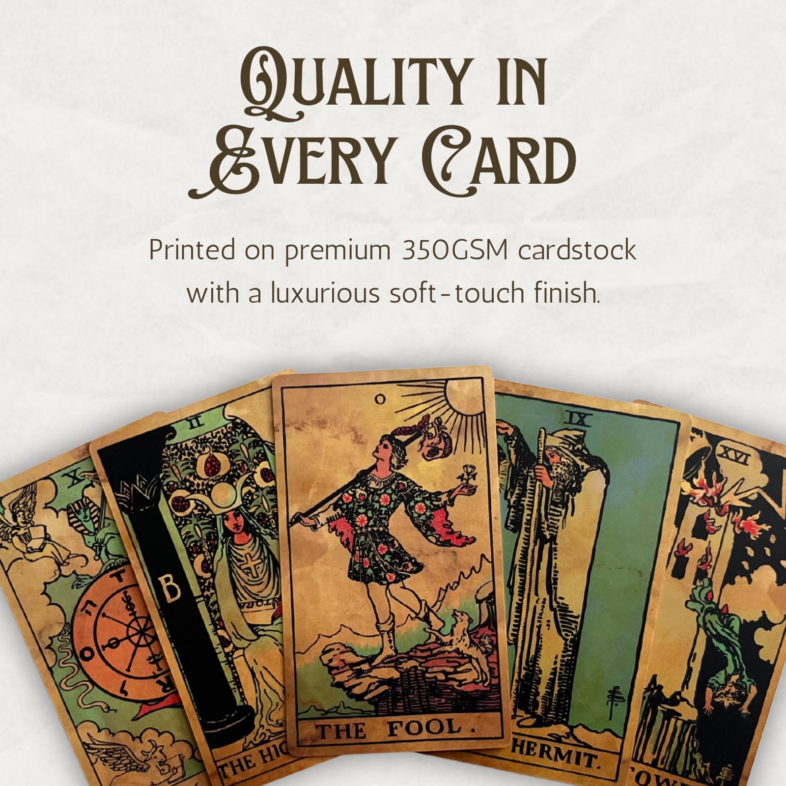 Vieux Monde Express Antique Edition Tarot Deck & Guide | Classic