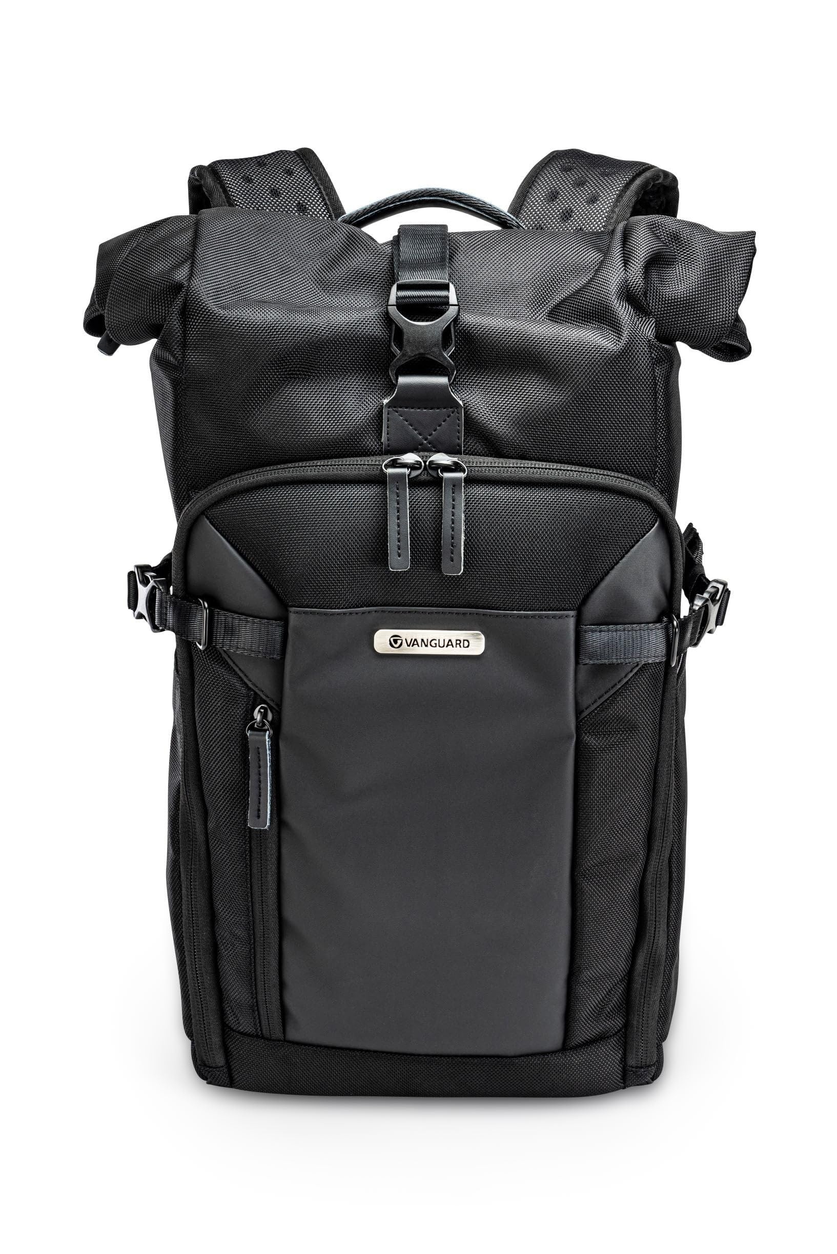 Vanguard VEO Select 43RB Roll-Top Camera Backpack - Black