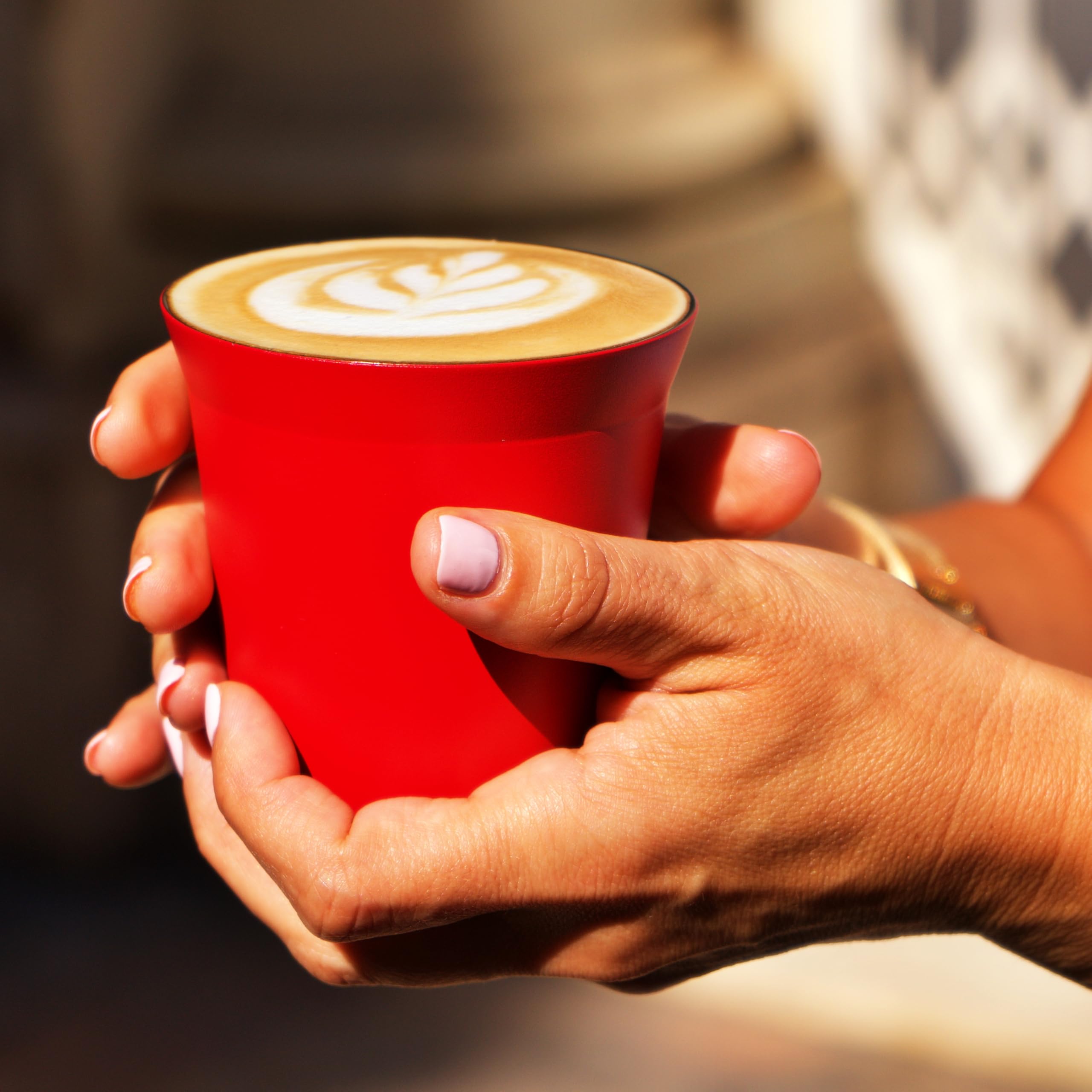 2 Tazze Da Cappuccino In Acciaio Inox 250ml - Doppia Parete, Design Elegante E Anti-ustione
