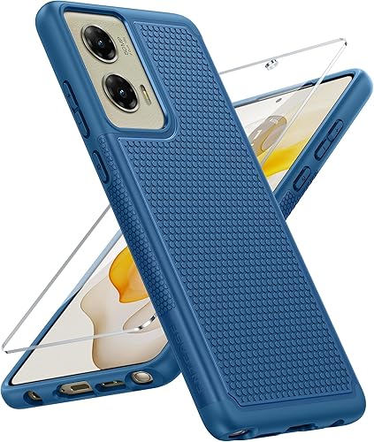 Miniatura 158 de FNTCASE Funda para Motorola Moto G-Power-5G-2024: funda protectora de doble capa resistente para teléfono celular a prueba de golpes con parte