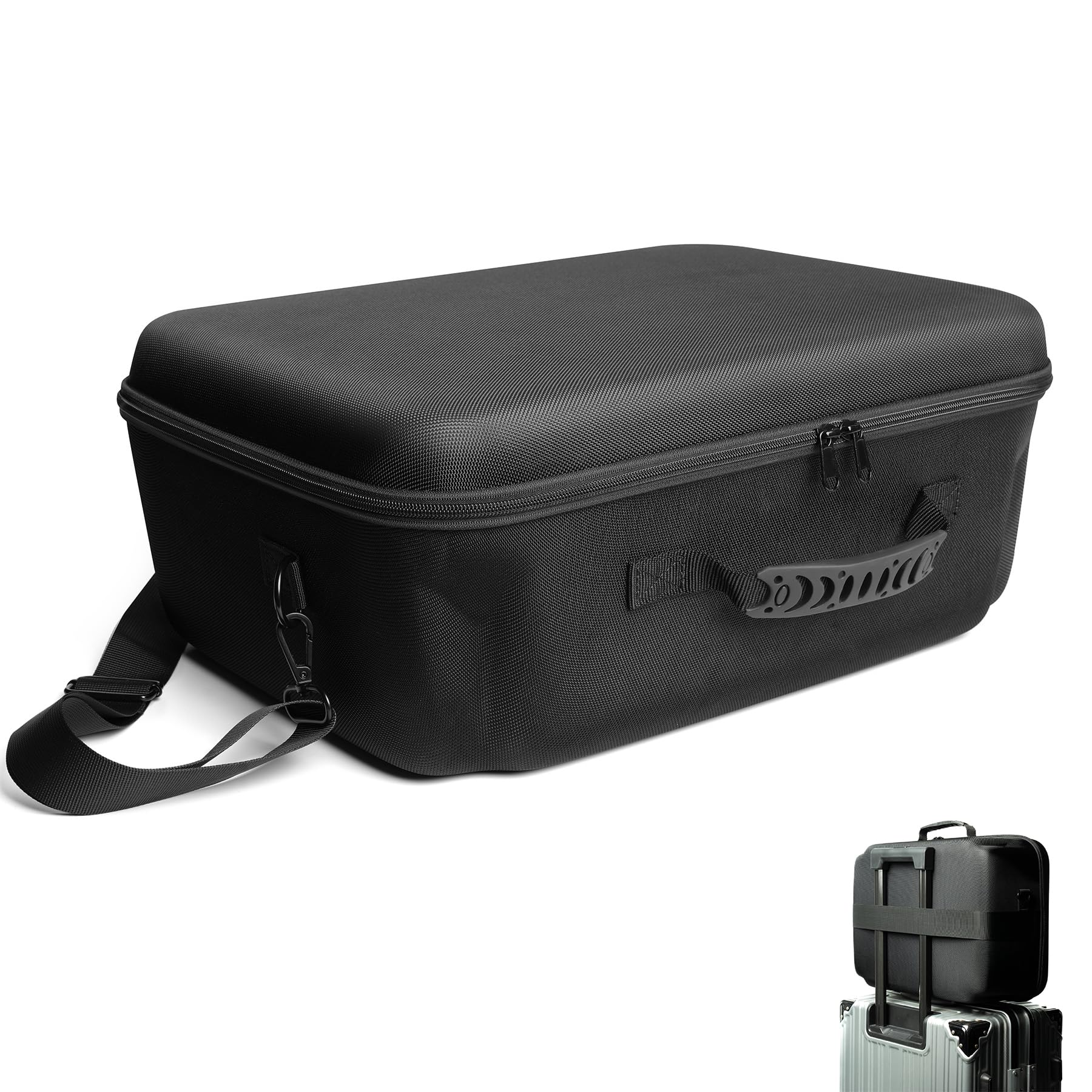 Custodia rigida imbottita per PS5/Pro/Slim, scomparti multipli per PS5 e accessori, tutto in un'unica borsa protettiva imbottita per PS5