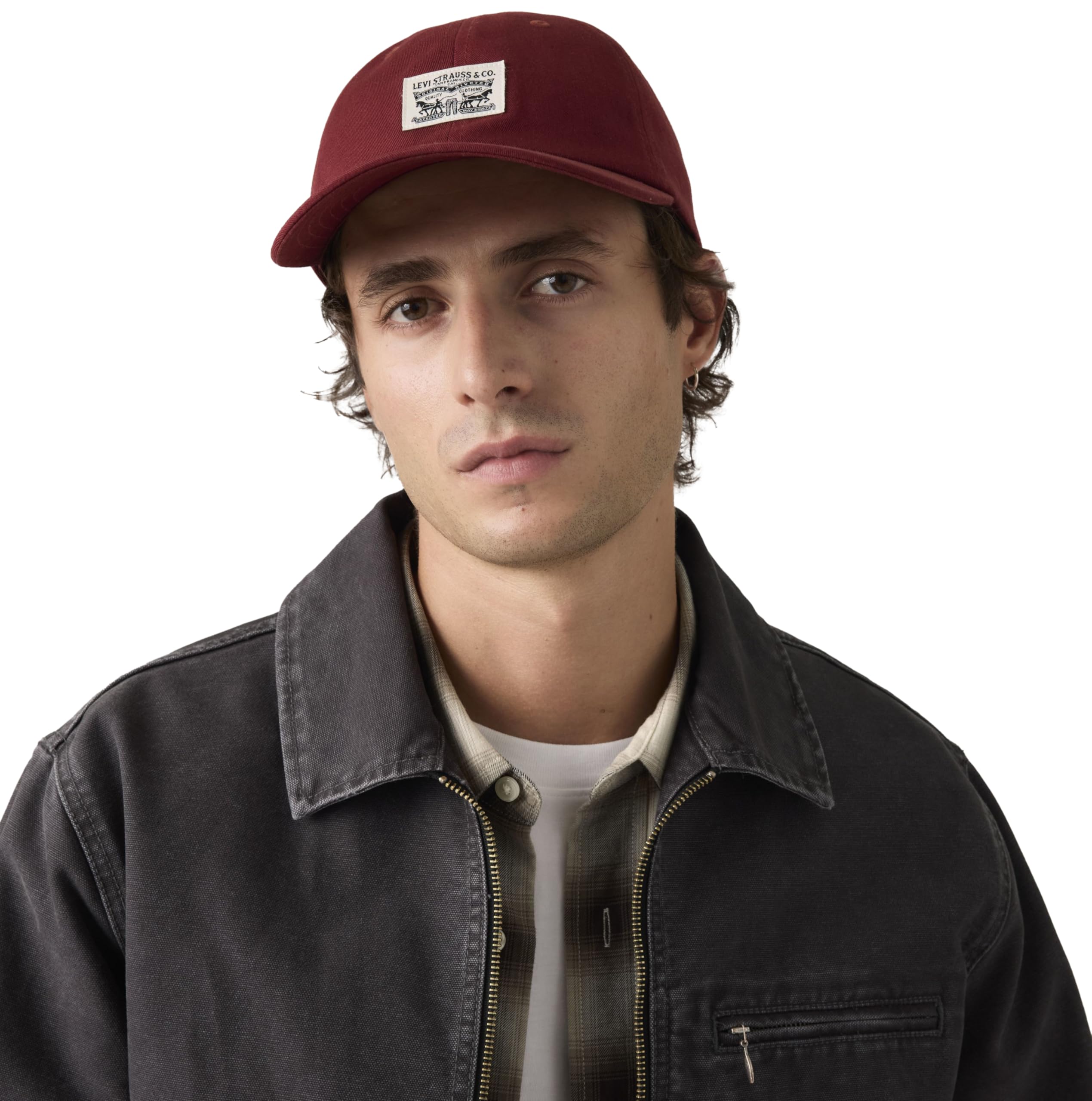 Levi's Damen Relaxed DAD Heritage Cap Headgear, Oxblood RED, OS