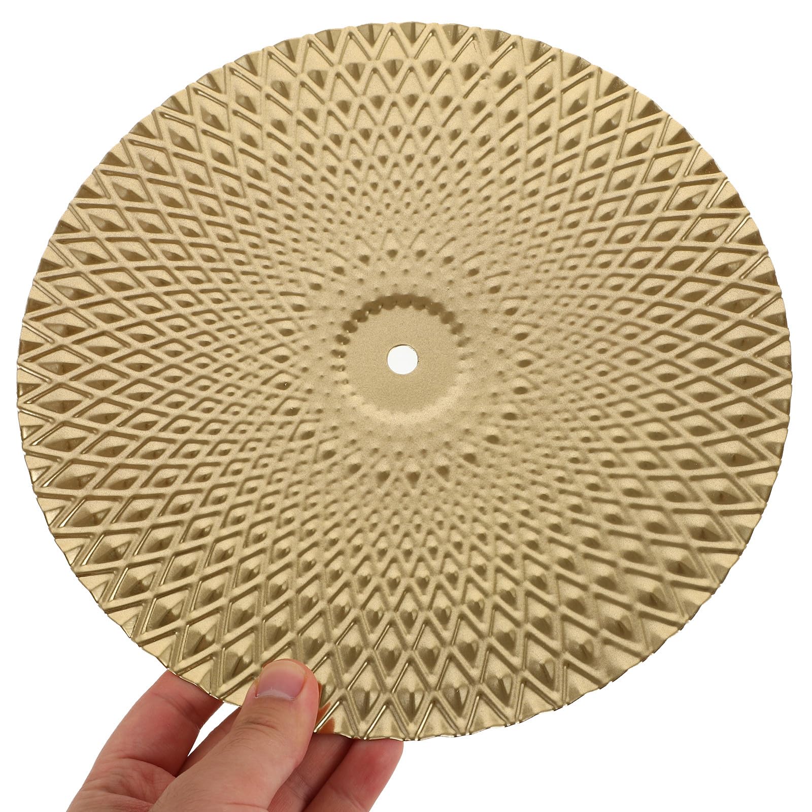 Luxshiny Decorazione da Parete in Metallo Dorato Motivo Circolare, Scultura Murale Resistente per Soggiorno, Bagno e Camera da Letto, Set da 1 Pezzo per Arredamento Casa e Ufficio