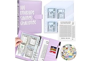 100 Envelope Saving Challenge Binder