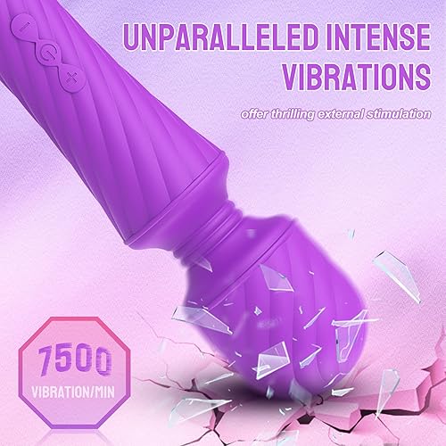 Miniatura 2 de Potente mini vibrador de tamaño de bolsillo, MEANINS Verna, vibrador de varita con cabeza flexible, varita vibradora con motor silencioso, silicona