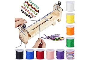 Burbell 13 Pcs Wooden Bracelet Jig Kit