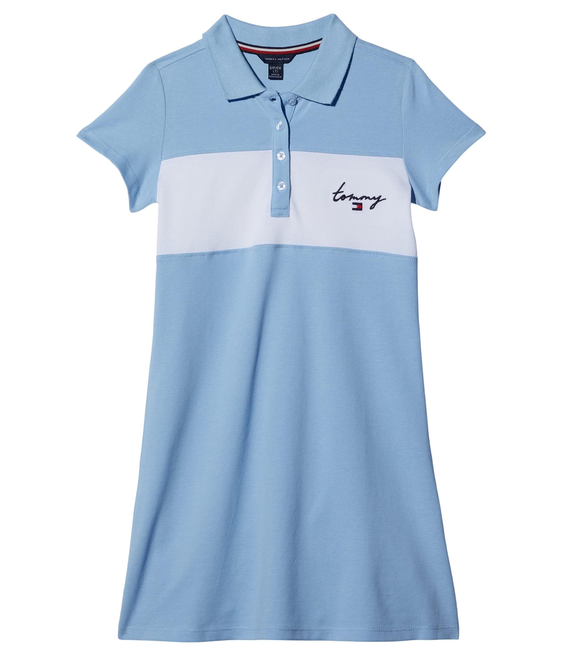 Tommy Hilfiger Girls Short Sleeve Knit Polo Dress Everyday Casual |  Desertcart Gambia