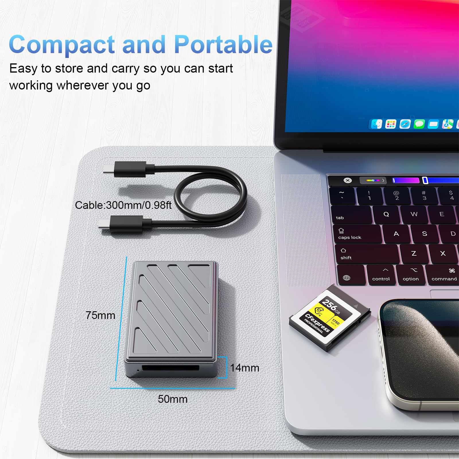 Amazon.com: CFexpress Type B Card Reader,USB4.0 40Gbps CF