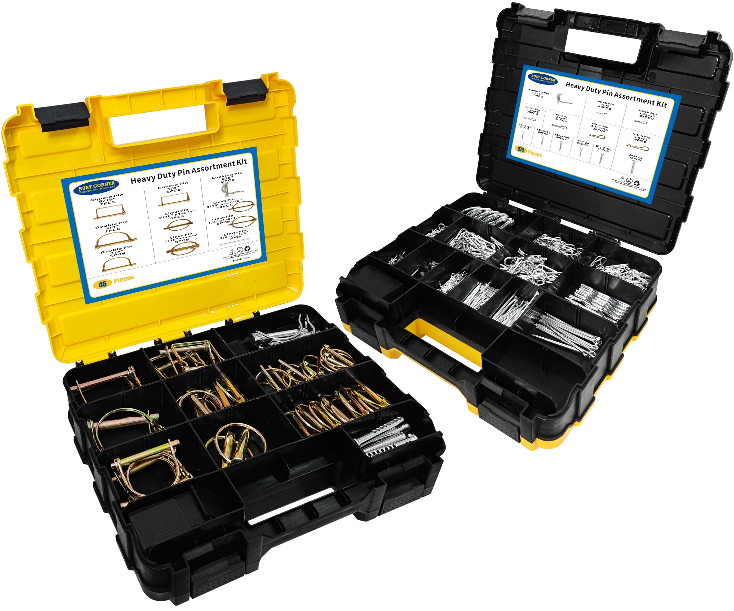 Heavy Duty Pin Kit - 420 PCS for Tractors & Trailers -1 Heavy Duty Pin Kit - 420 PCS for Tractors & Trailers -1