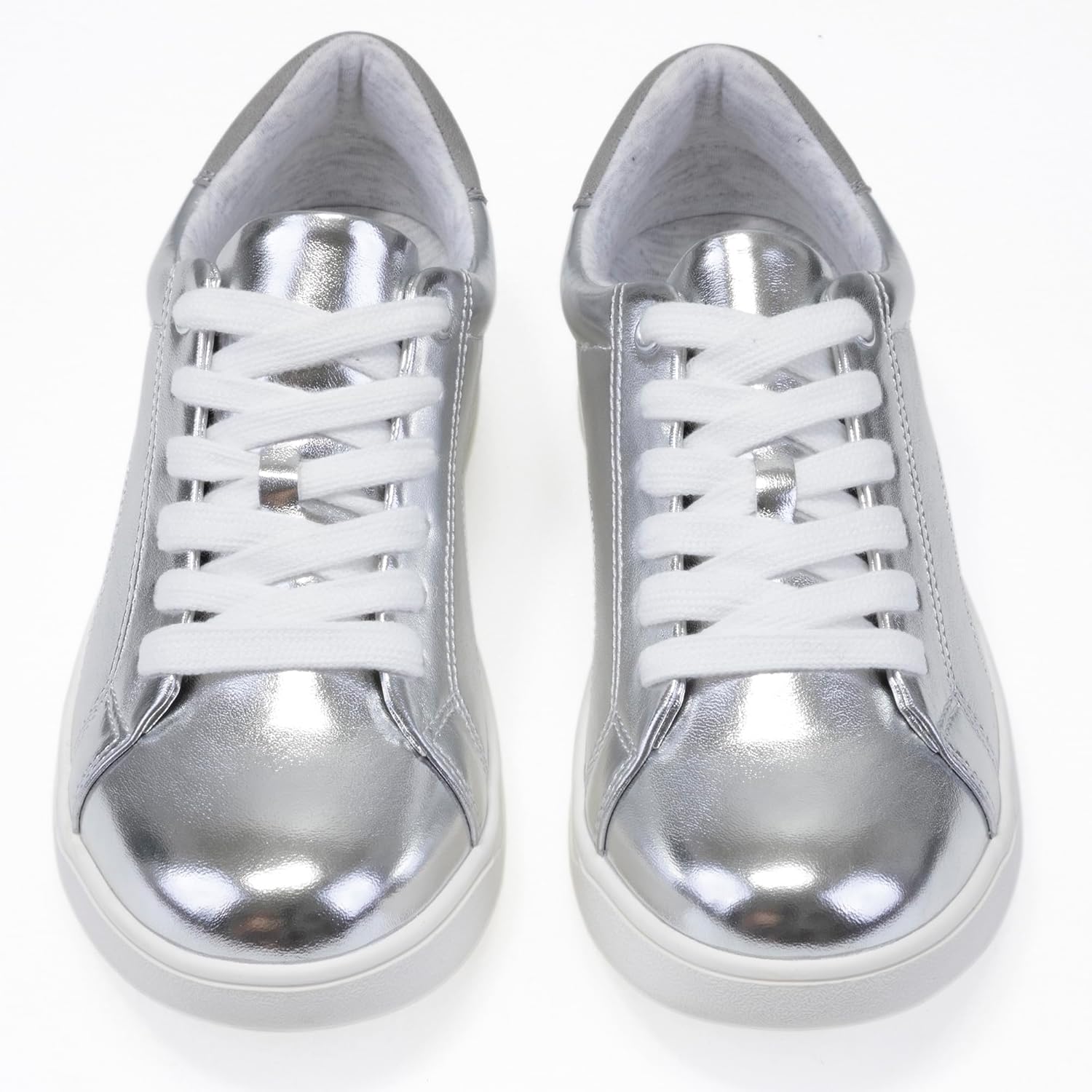 Women's Lace Up Trendy Sneaker Classic Fashion Low Top Walking Shoes - Picture 93 of 109