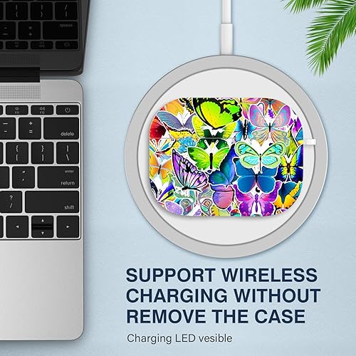 Vista 319 de Maxjoy for AirPods 2nd Generation Case, Unique Design Hard Protective Shockproof Airpods Case Cover with Keychain Compatible with Apple AirPods Sea