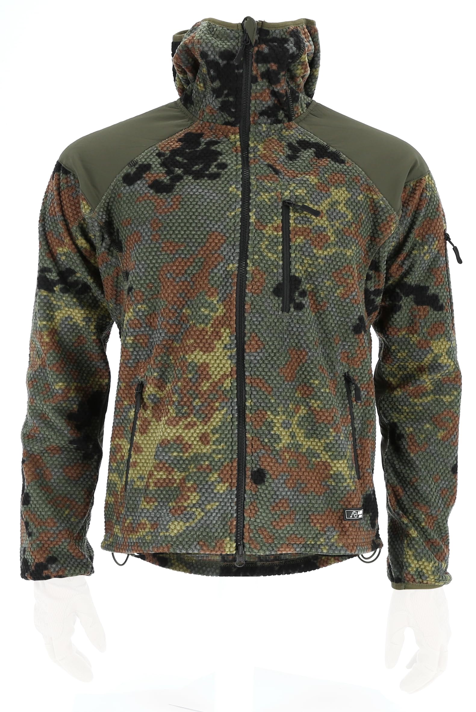 AB Delta Hoodie Fleece Jacke Flecktarn