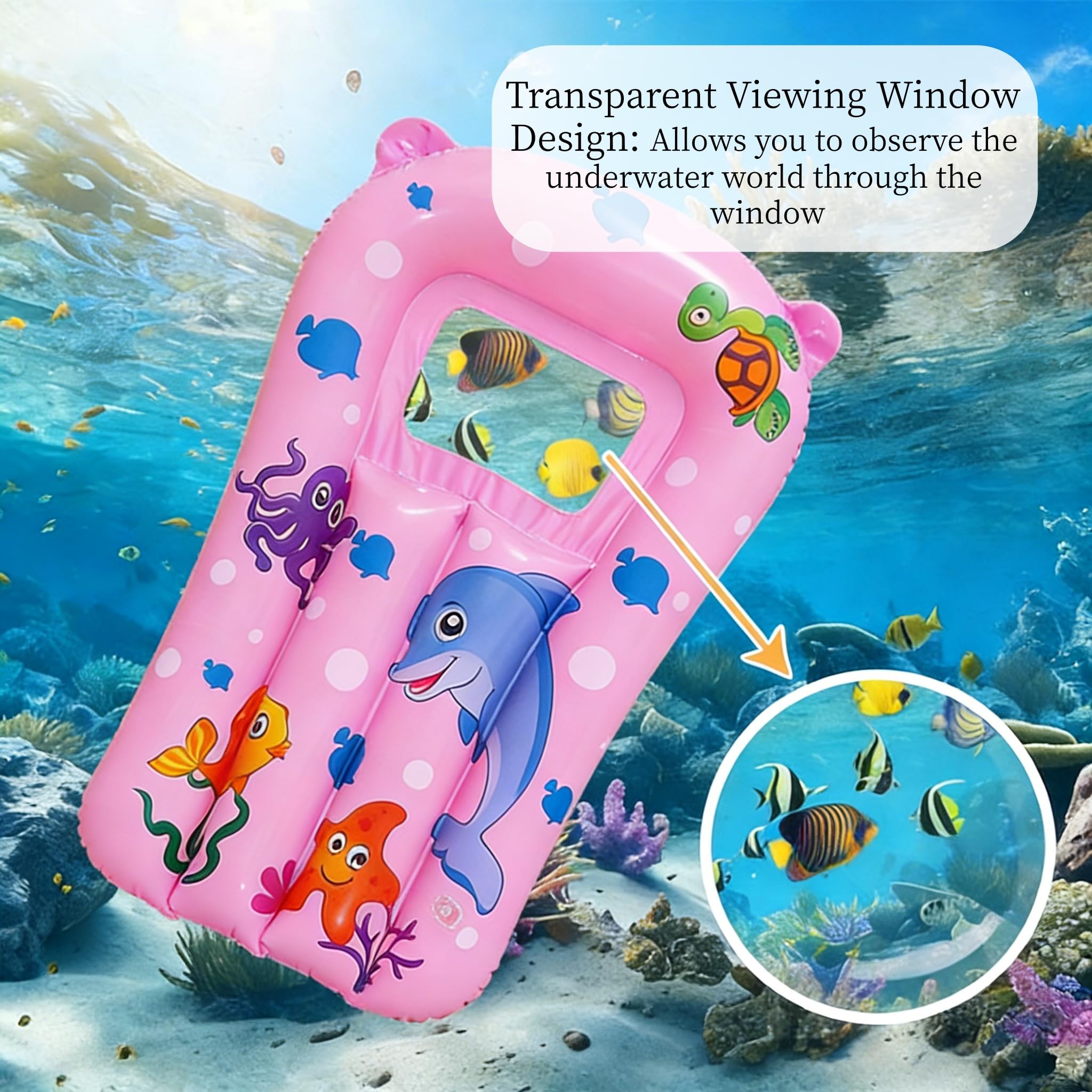 Tabla Paddle Surf Hinchable para Niños Tabla de Surf Hinchable Bodyboard Inflable Tabla de Surf Flotante para Natación Verano Agua Diversión