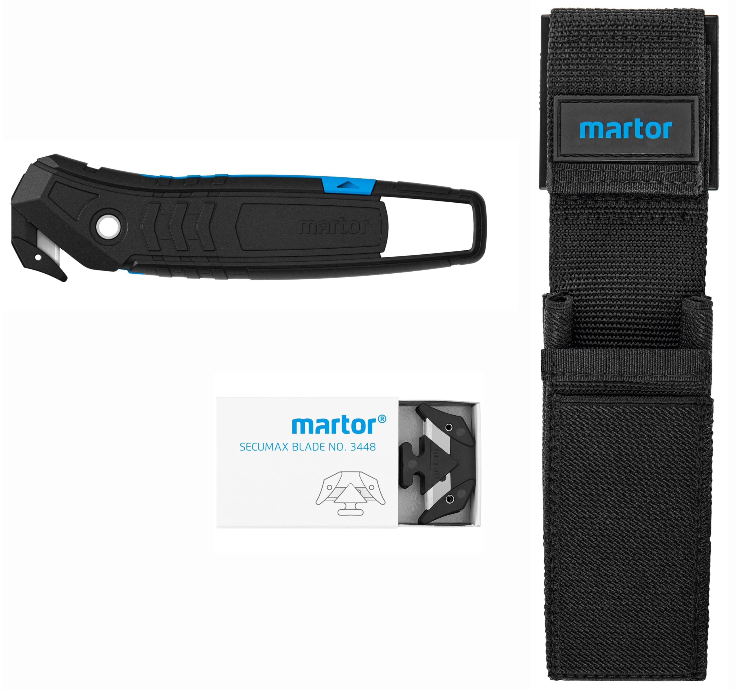 MARTOR Set SECUMAX 350 SE, Gürteltasche S & 10 Ersatzklingen