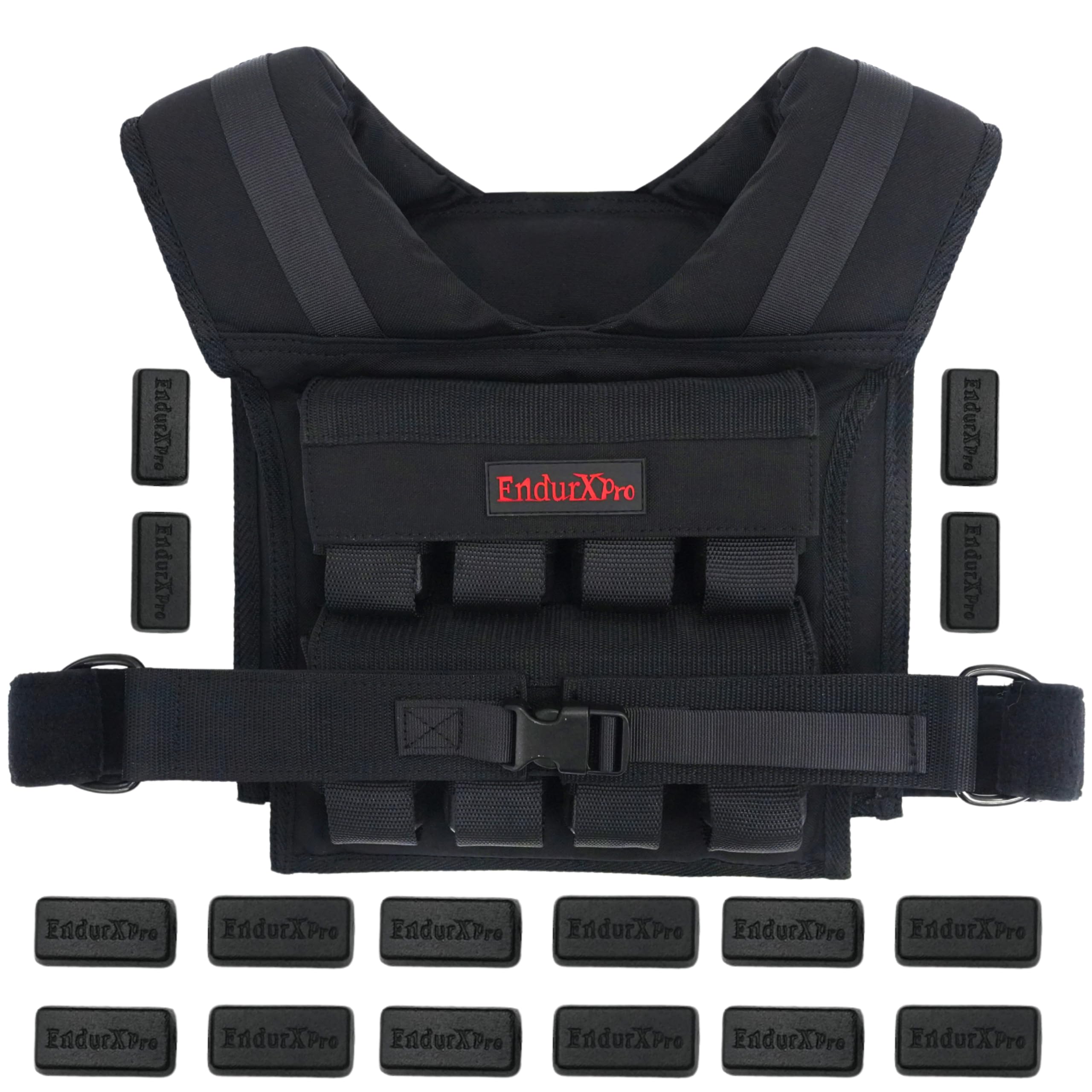 Premium Weighted Vest for Men Women - Adjustable Weight Training Vest for Running Walking Cross Fit Workouts Fitness
