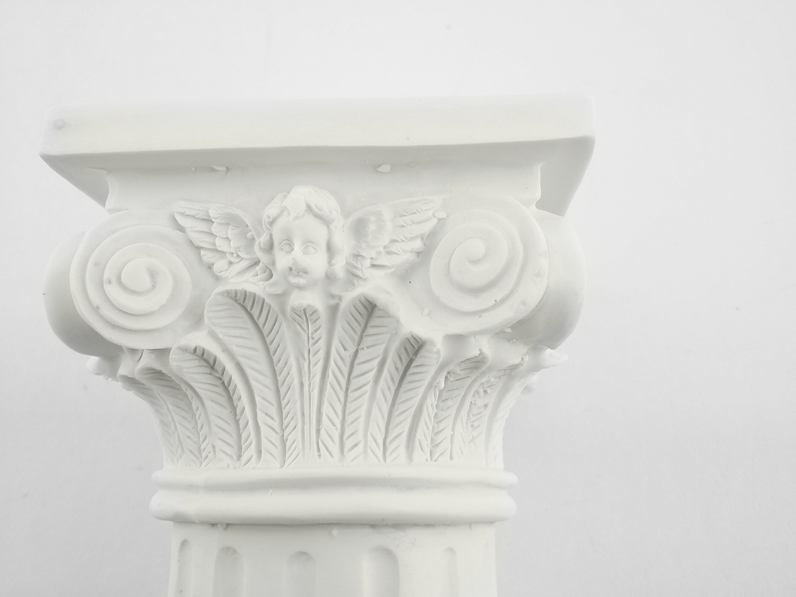 Amazon.com: NST 7.25 inches Tall Poly Resin Pillar White Small