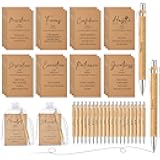 Spakon 90 Pcs Inspirational Gifts Bulk Notepads with Pens Employee Appreciation Gifts Inspirational Mini Notebooks Motivational Pens Bulk for Social Worker Coworkers Staff Office Team