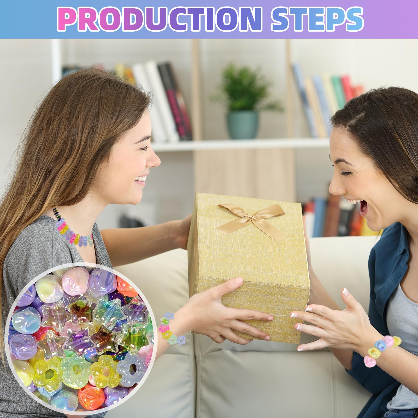 231 cuentas para bolígrafos, juego de cuentas sueltas acrílicas de 16 mm, kit de cuentas para manualidades, apto para hacer joyas, pulseras, bolígrafos con cuentas y cuentas focales, bonitas cuentas