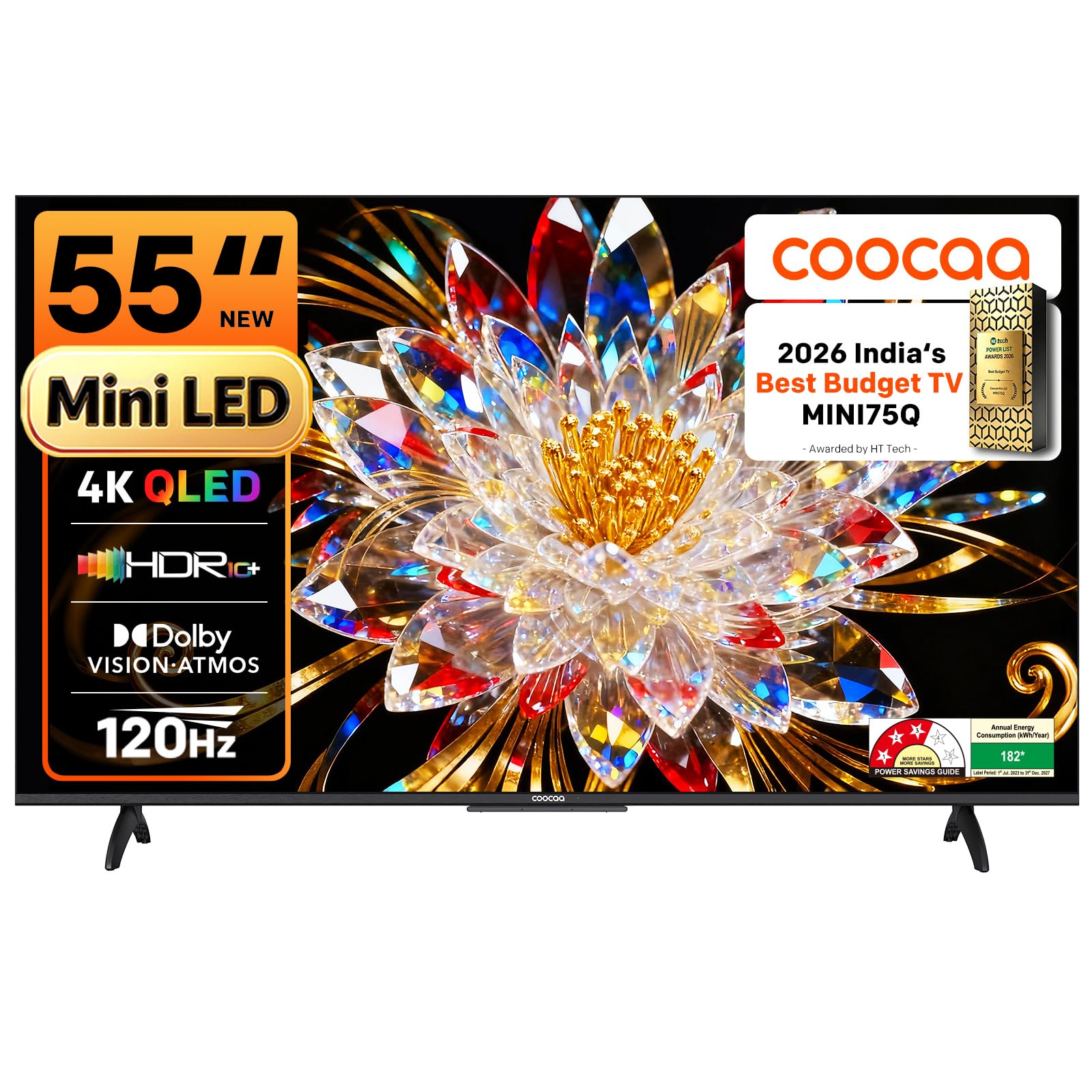 coocaa 138 cm (55 inch) 4K Ultra HD Smart Mini LED Google TV | QLED, HSR 120Hz, VRR, Dolby Vision- Atmos | 55MINI75Q-image-19