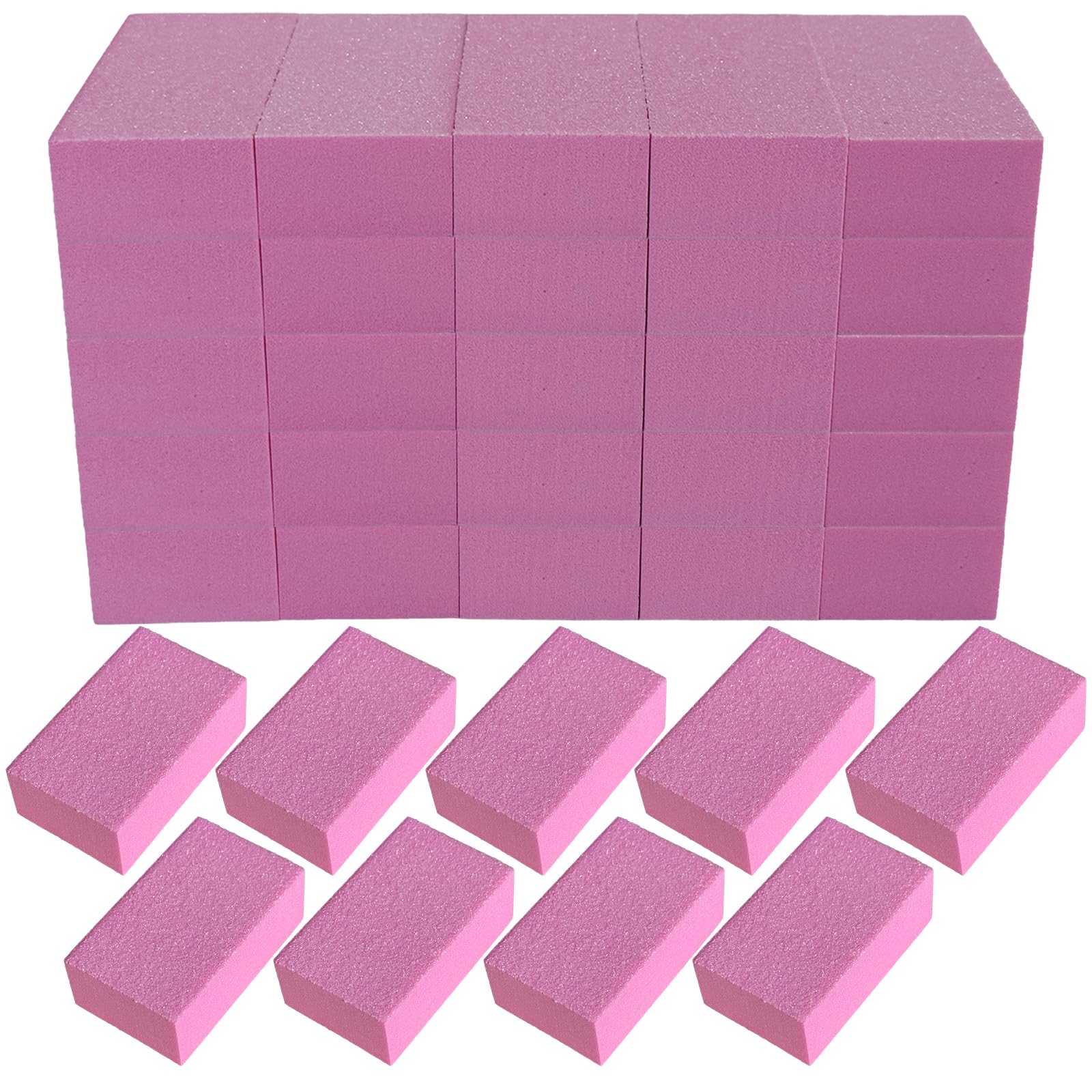 Nail Buffers(48 Pack), 100/180 grit Medium Nail Buffing Blocks