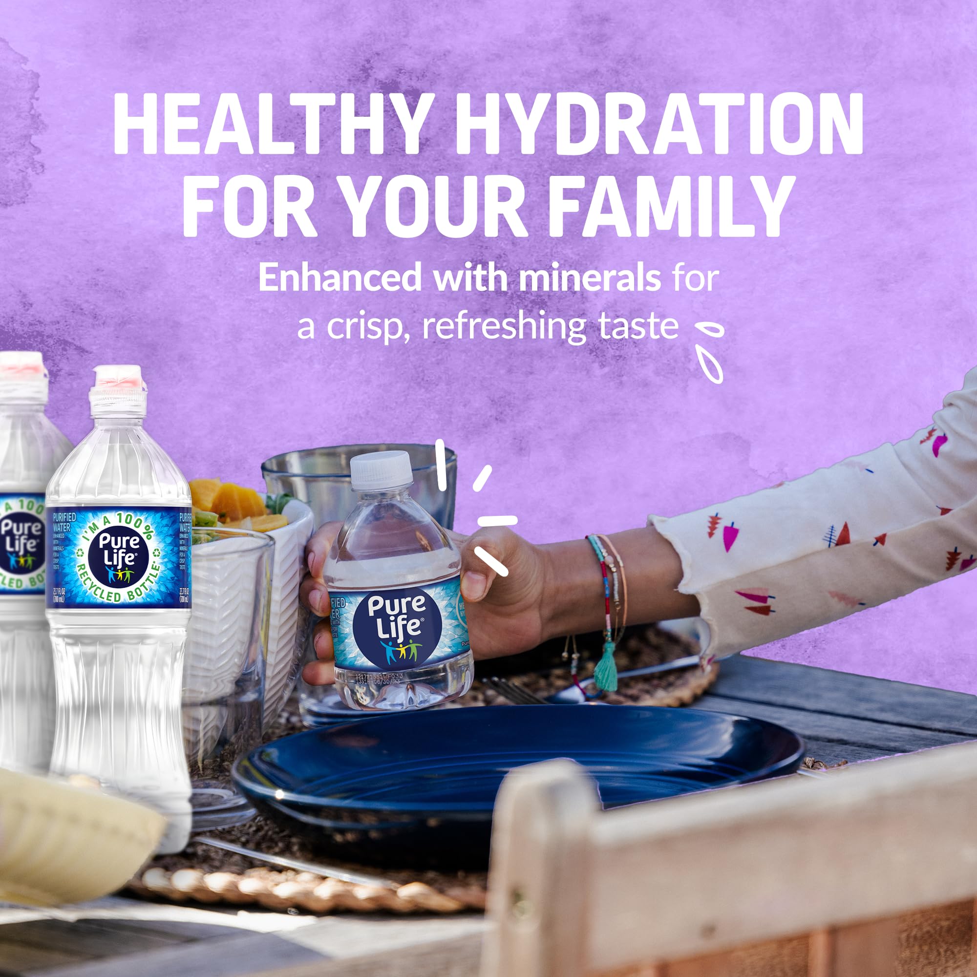 Amazon.com: Pure Life Purified Water Bottles, 24 Pack - Still