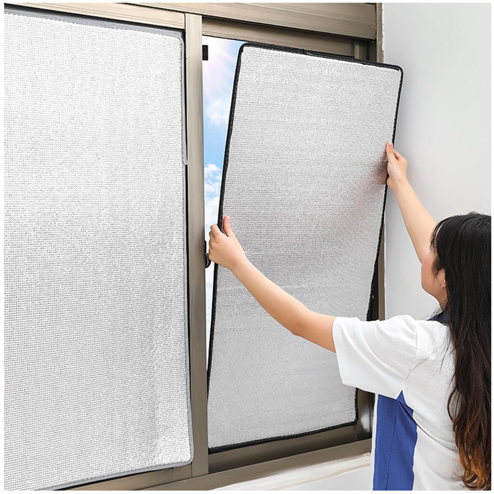 Thermal Insulation Reflective Film, Total Blackout Window Film, Aluminium Foil Window Film, Privacy Film, Anti-uv Window Tint, Sun Block Window Sticker,WxH-150x80cm/59 * 71in