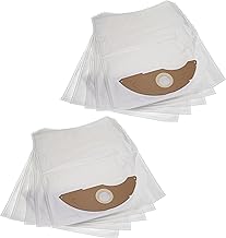 vhbw 10 x Vacuum Cleaner Bags Compatible with Kärcher NT 22/1 Ap L, NT 22/1 Ap Te L Vacuum Cleaner - 42 cm x 26.5 cm, White