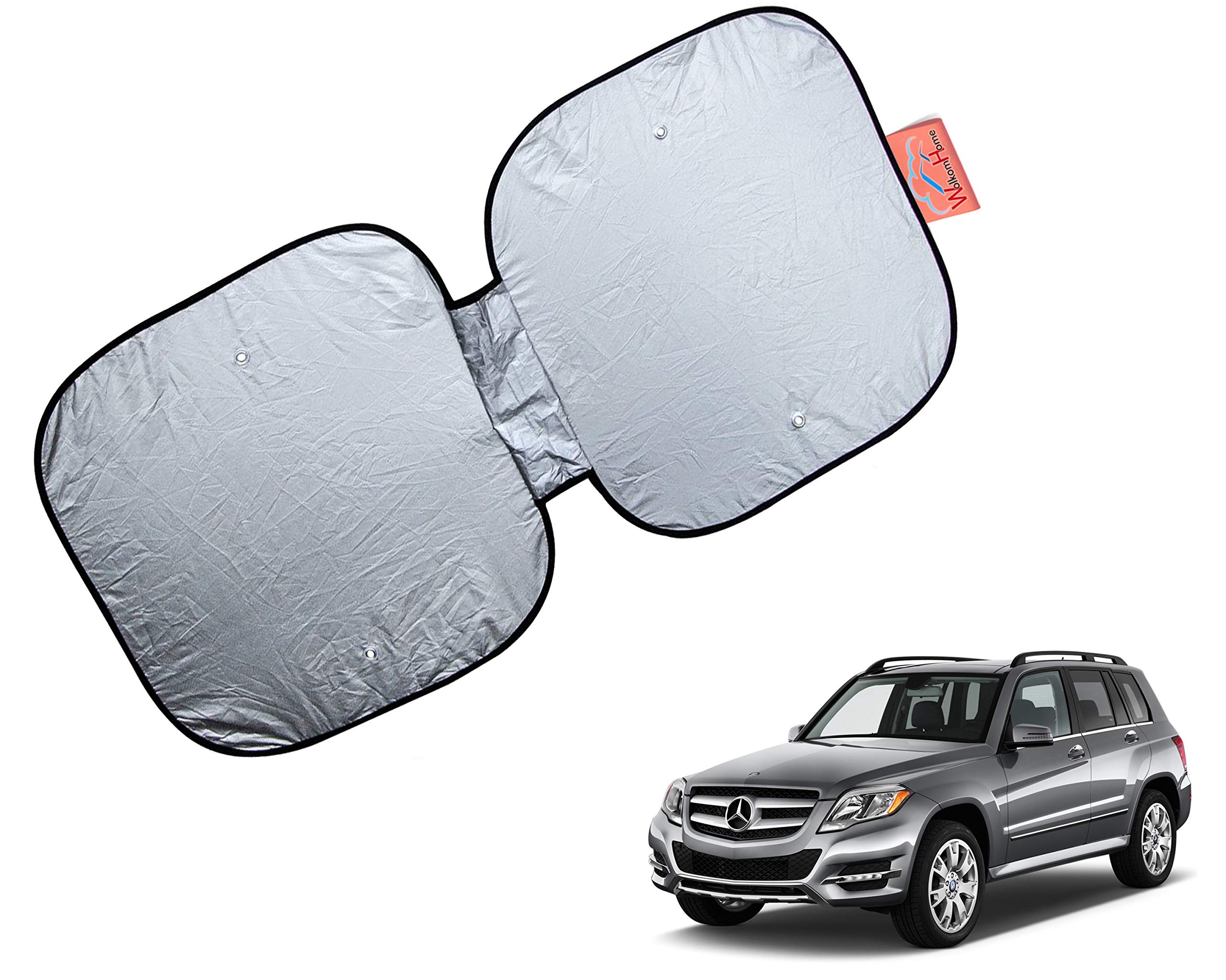 WolkomHome Car Windshield Sun Shade for Mercedes-Benz GLK-Class