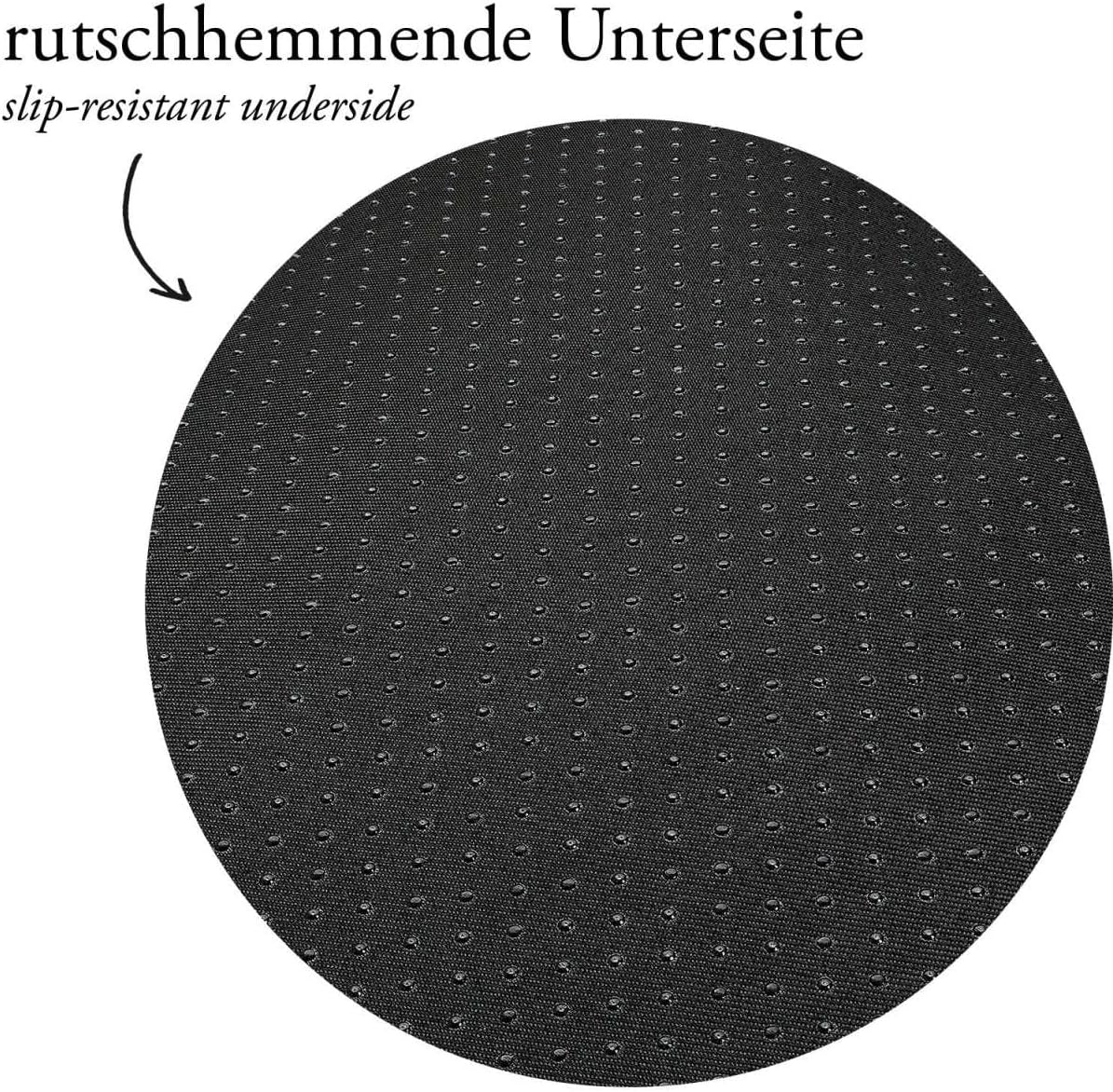 HUNTER Vermont Heavy Duty and Stain Resistant Polyester Padded Dog Mat, 70 x 50 cm, Black