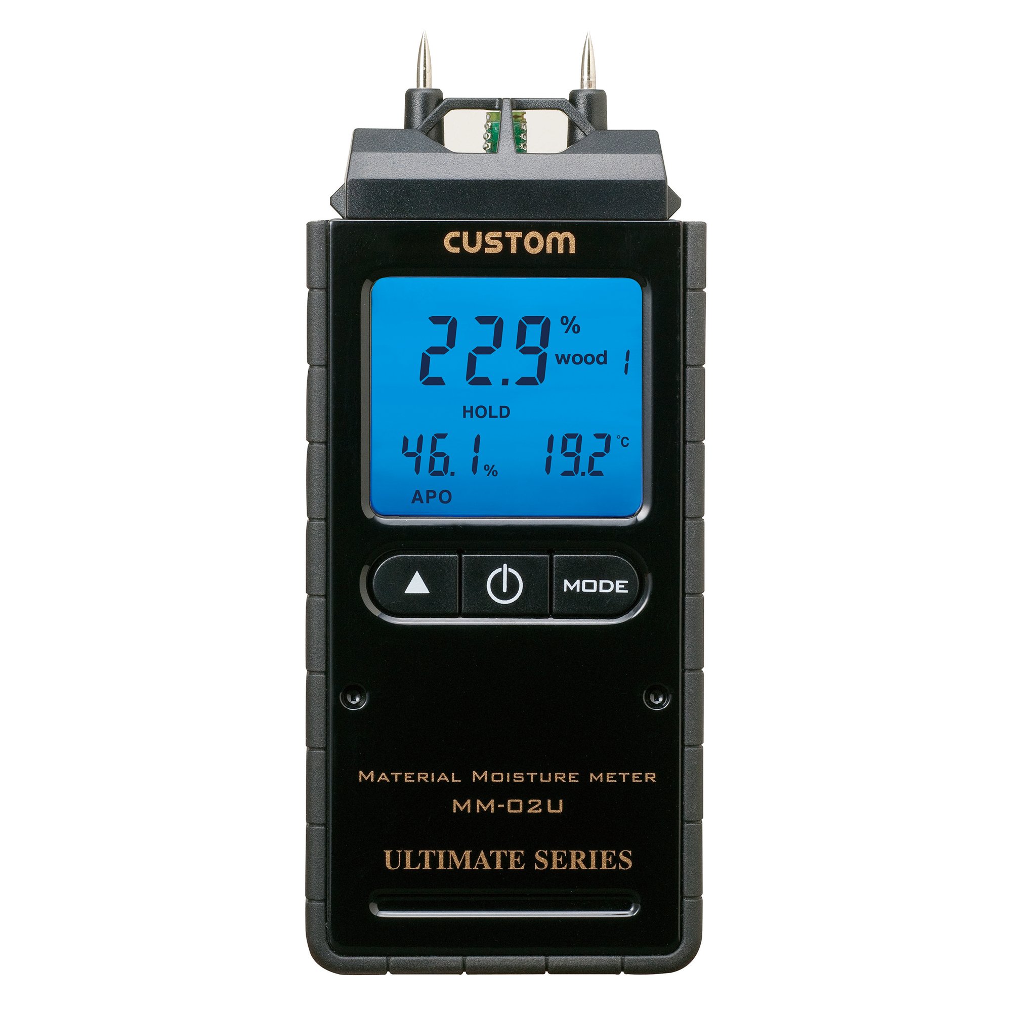未使用 カスタム MM-02U デジタル水分計 アルティメットシリーズ 周囲温度測定機能付き Amazon | カスタム (CUSTOM) デジタル水分計 周囲温度測定機能付き