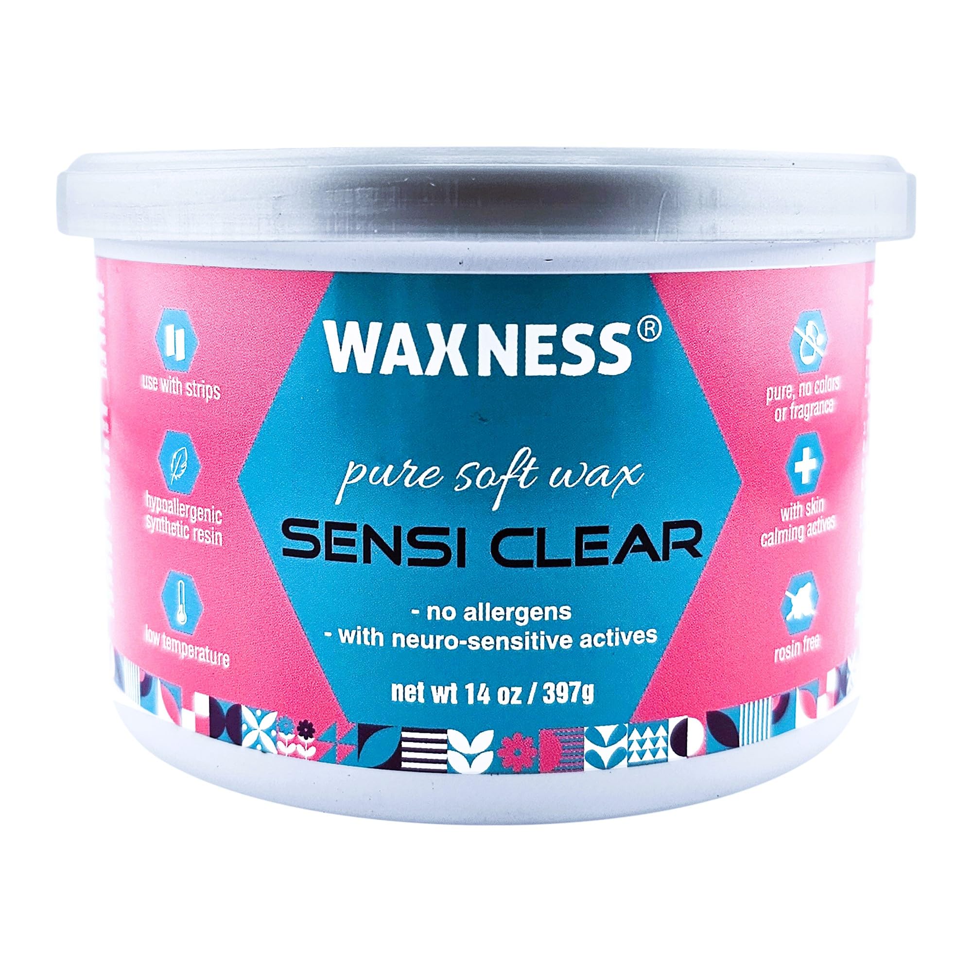 Waxness Sensi Clear Pure Soft Wax Tin 14 oz 397g