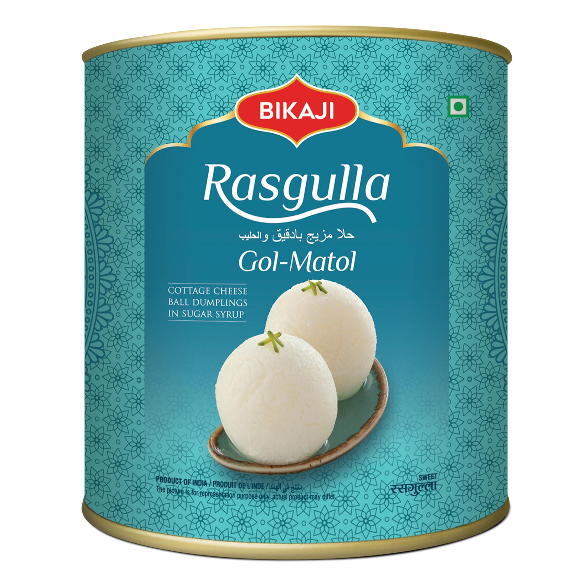 Bikaji, Rasgulla, 1 Kilogram(kg)