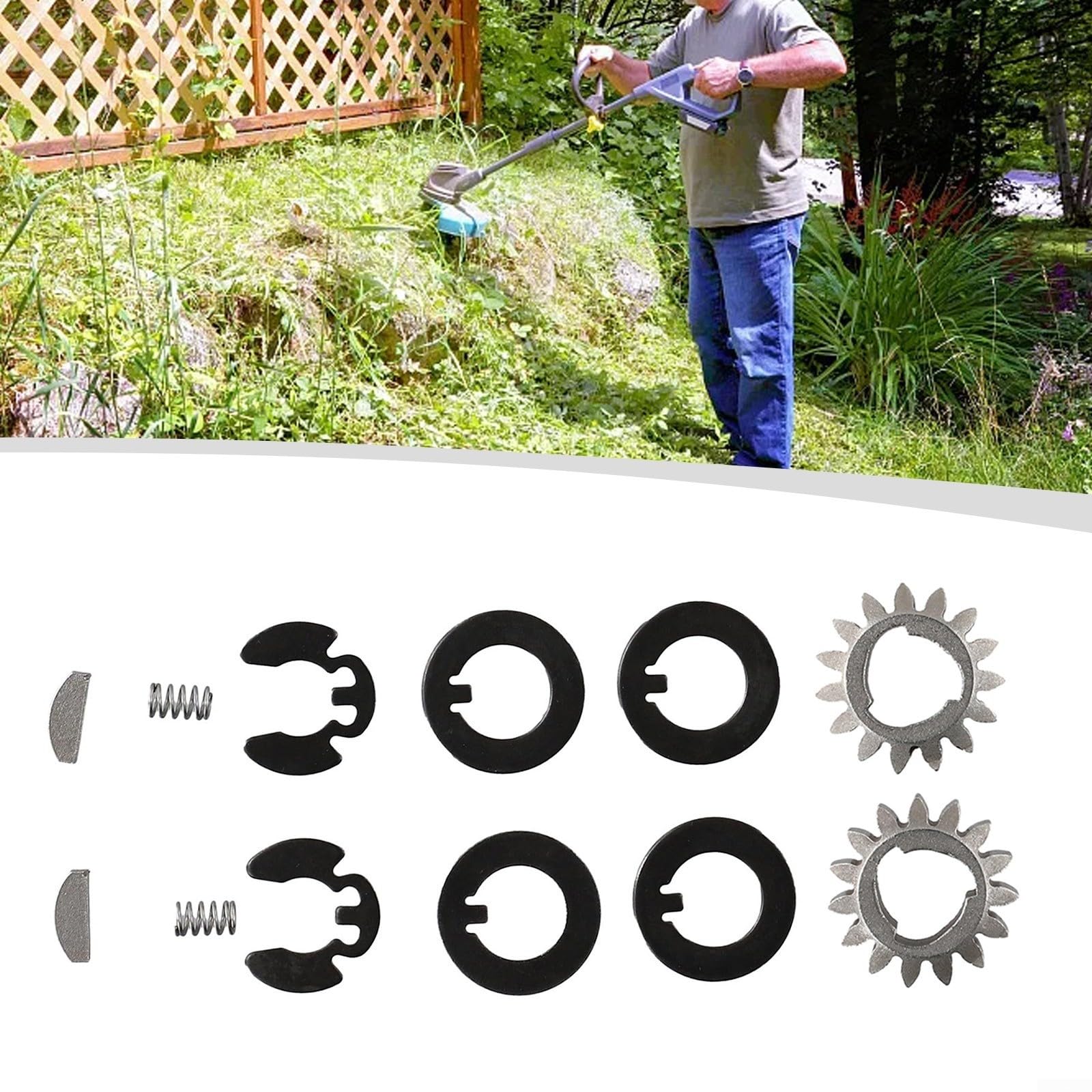 FUBESK Kit di ingranaggi per ruota posteriore Recycler per Toro Recycler Drive Gear Kit 105-3040 105-6840 65-2720 39-9650 612066 di ricambio, kit di ingranaggi per ruota posteriore per tosaerba