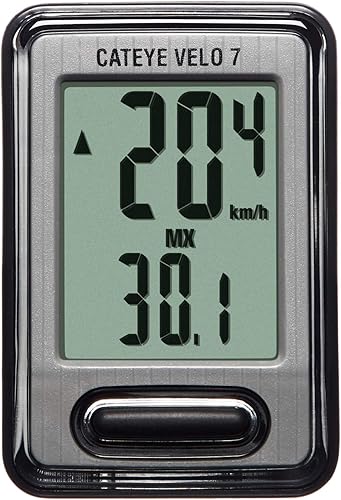 CatEye, Velo 7 computadora de bicicleta con odómetro y velocímetro