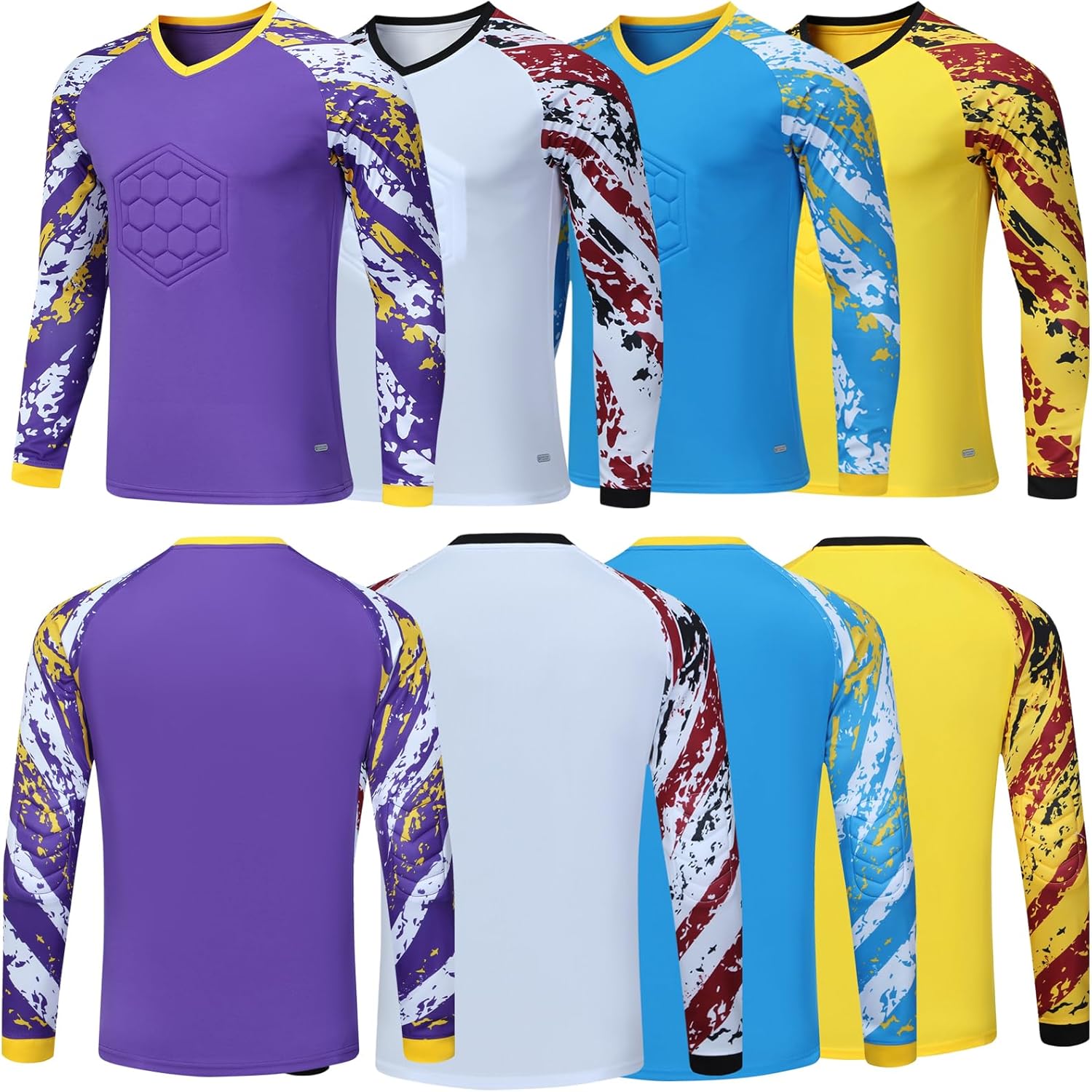 Youth Goalkeeper Kit for Boys and Girls - Football Goalkeeper Jersey and Shorts for Kids