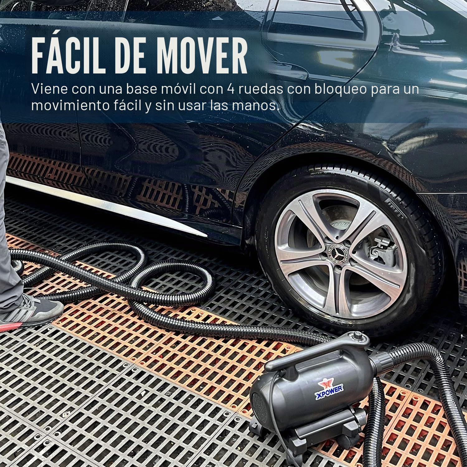 Xpower Professional Car Dryer Blower with Mobile Dock (A-16)