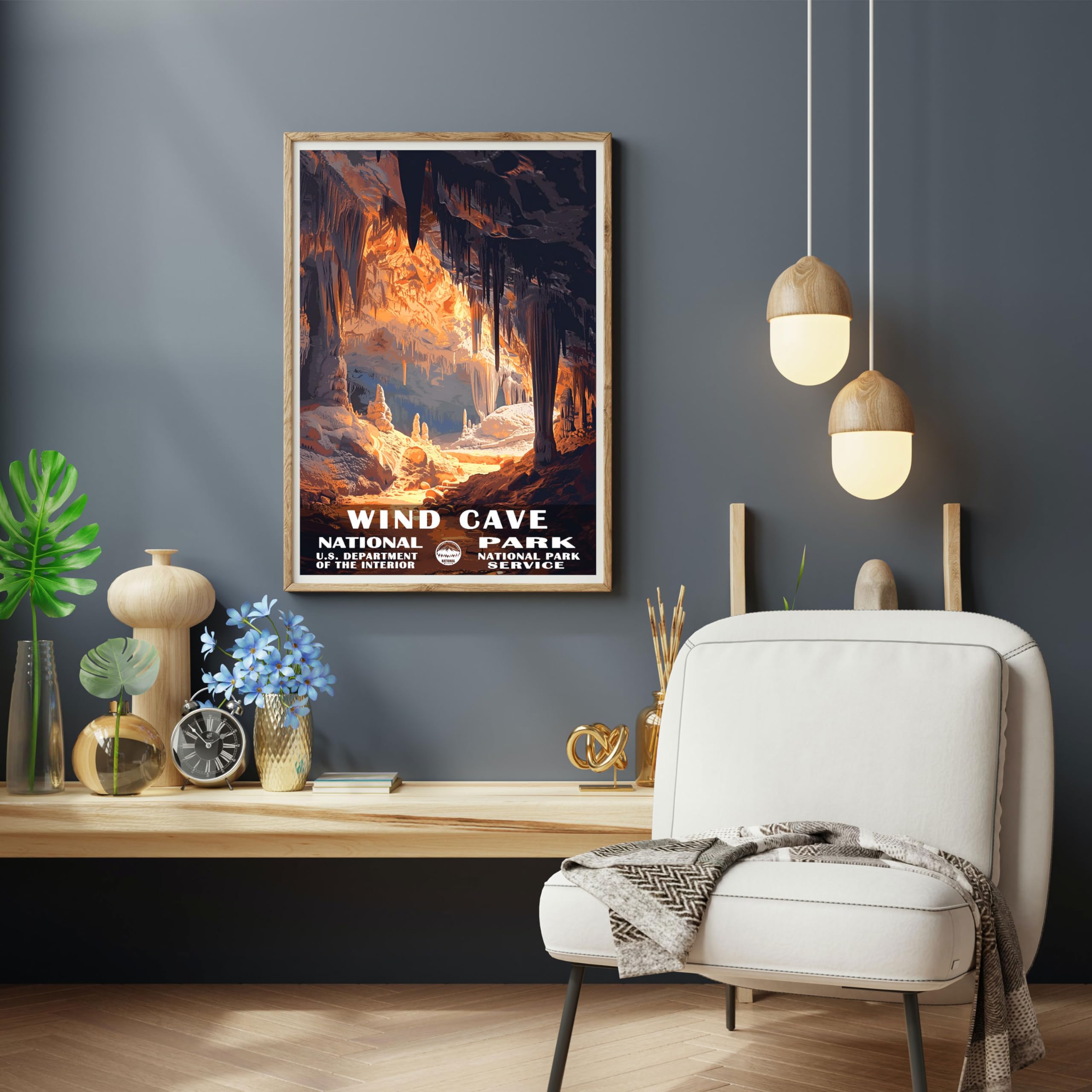 Amazon.com: Wind Cave National Park Poster - Wall Art Print for