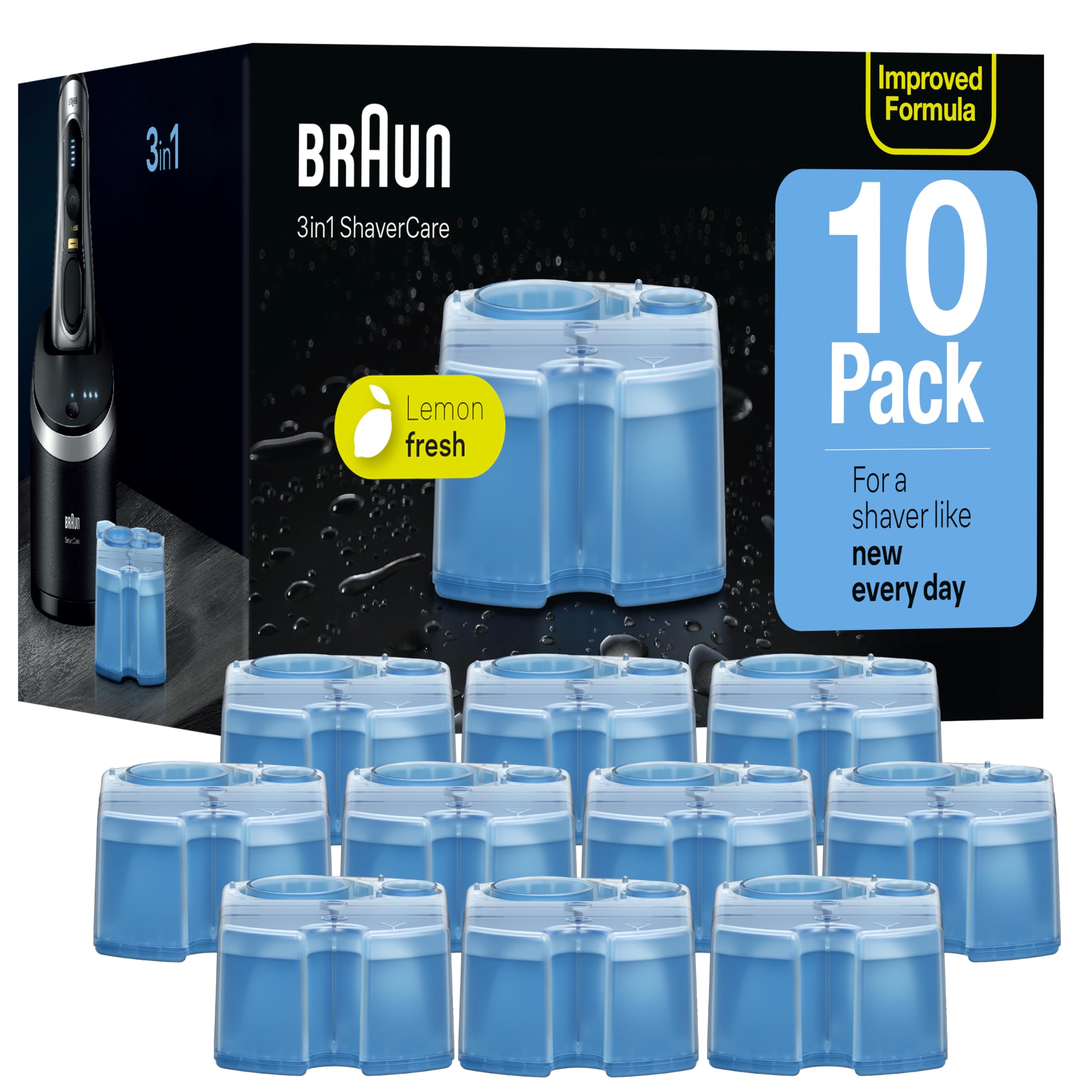 Braun Clean & Renew Refill CCR Special Pack, 1 Count (Pack of 10)