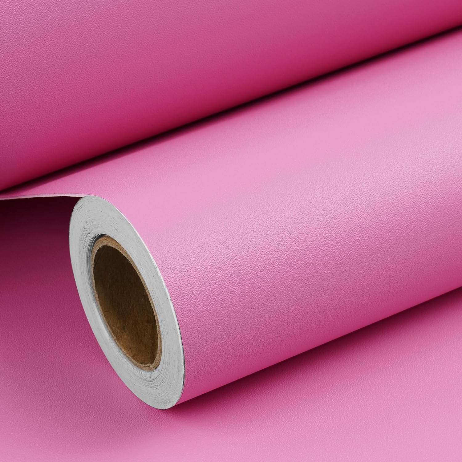 30in×16.5ft Pink Contact Paper Peel and Stick for Wall Desk Wallpaper for Kids Classroom Removable Self Adhesive Contact Paper for Shelves Matte Pink Vinyl Wrap for Furniture Appliances