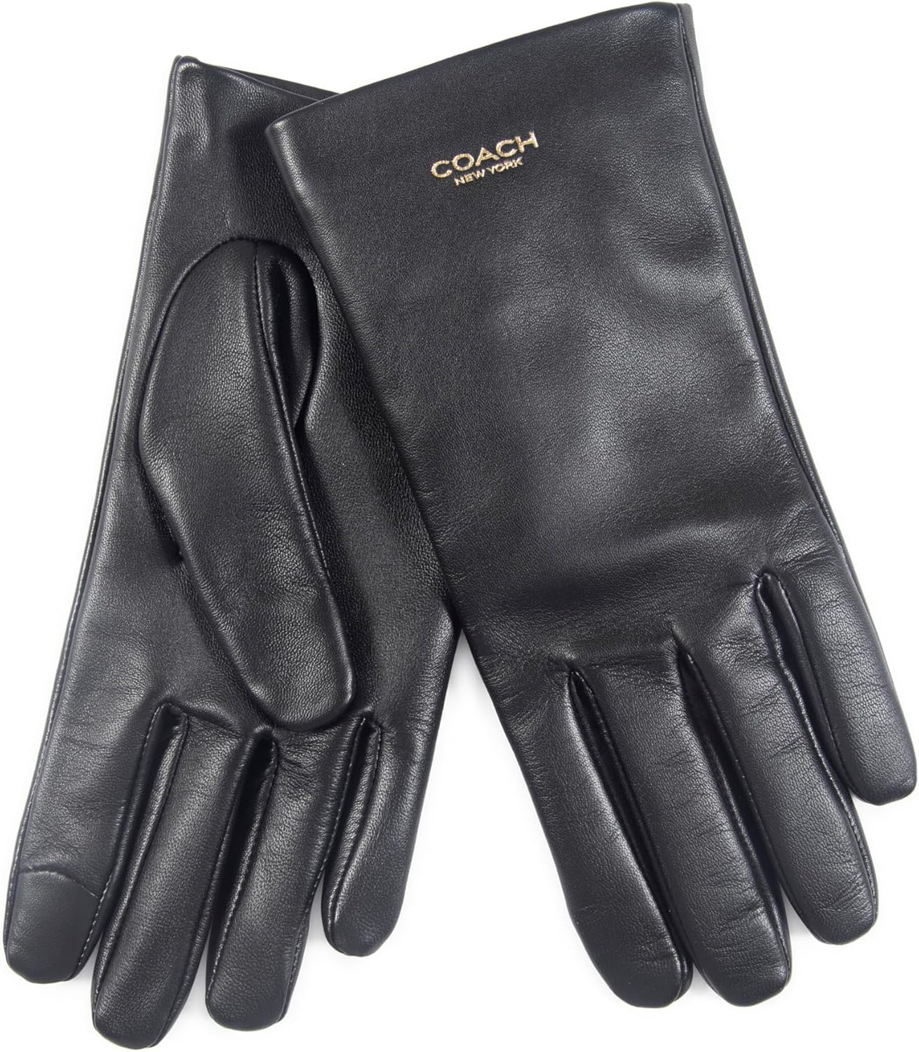 COACH womens Coach New York Womens Leather Tech Glove