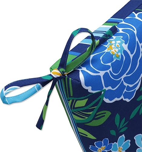 Miniatura 5 de Pillow Perfect Cojín de descanso para exteriores e interiores, con estampado de rayas de isla marina, 72.5 x 21 pulgadas
