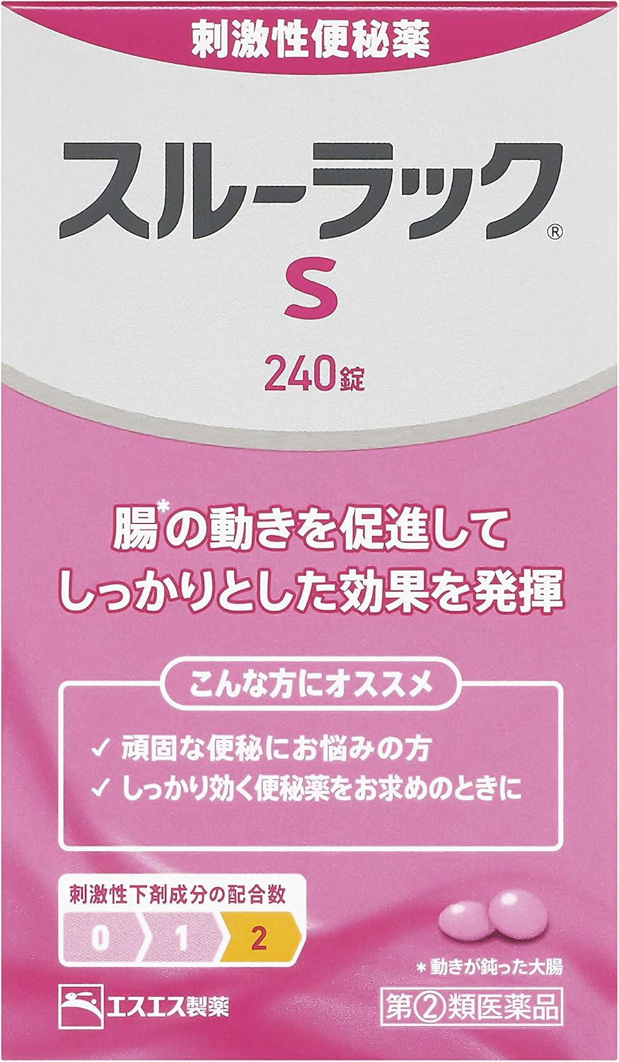 Amazon 指定第2類医薬品 スルーラックs 240錠 3 エスエス製薬 便秘薬 浣腸剤