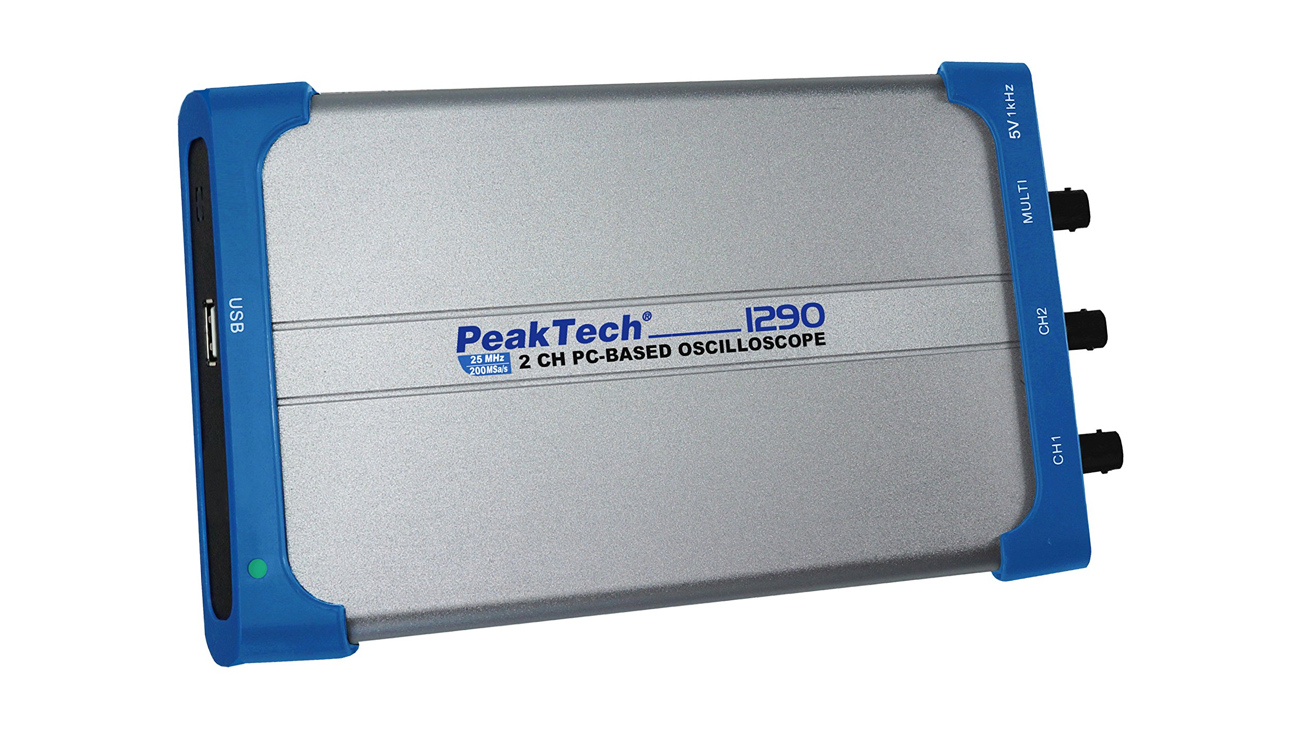 PeakTech 1290 - Oszilloskop Speicheroszilloskop 25MHz 2 Kanal USB